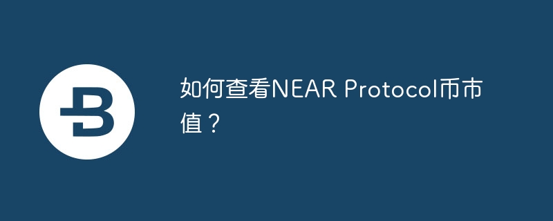 如何查看NEAR Protocol币市值？-第1张图片-华展网