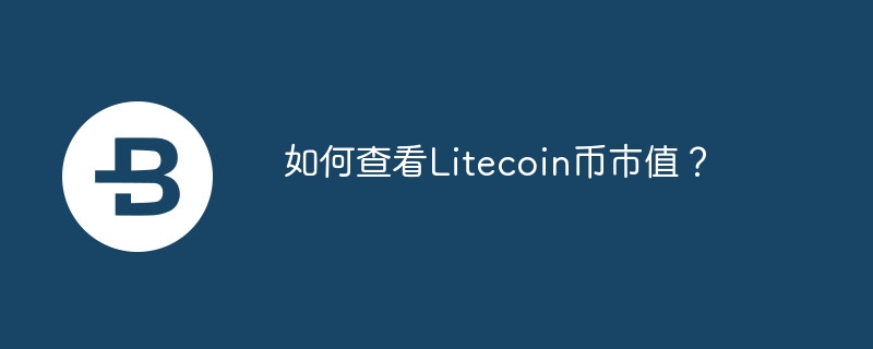 如何查看Litecoin币市值？-第1张图片-华展网